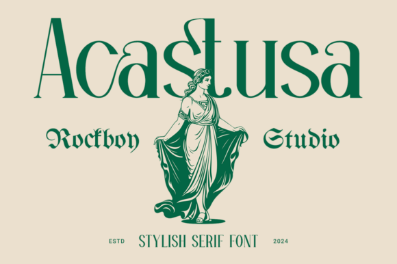 Acastusa: A Refined Serif Font for Digital Design