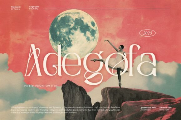 Adegofa: A Refined Serif Typeface for Modern Brands