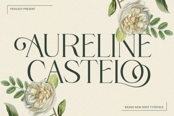 Aureline Castelo Typeface for Elegant Branding