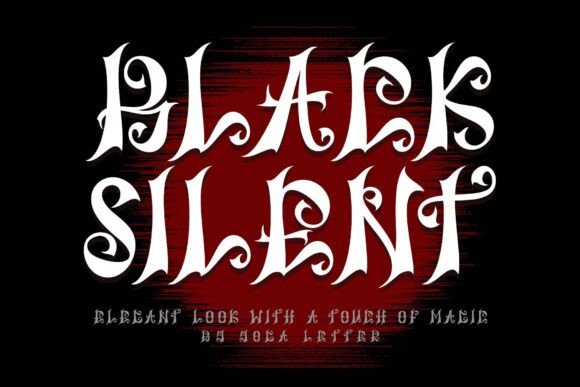 Black Silent: A Bold Blackletter Font for Web Design