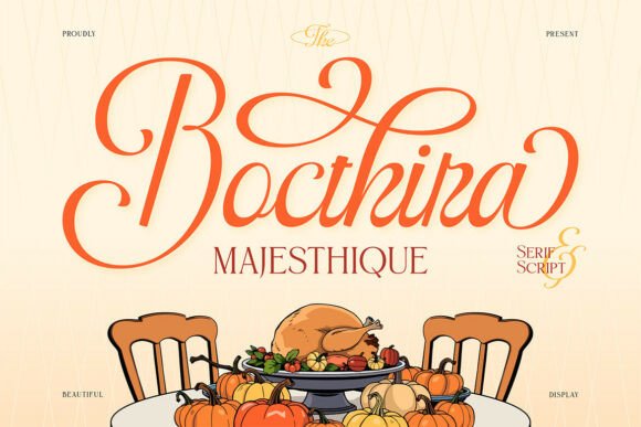 Bocthira Majesthique: A Serif Font for Elegant Branding