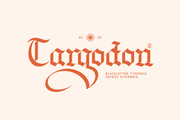 Cargodon: A Bold Blackletter Font for Modern Campaigns