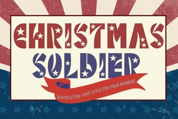 Christmas Soldier: A Decorative Font for Editorial Design