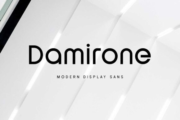 Damirone: A Modern Sans Serif for Minimalist Branding
