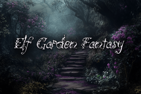 Elf Garden Fantasy Font for Magical Branding