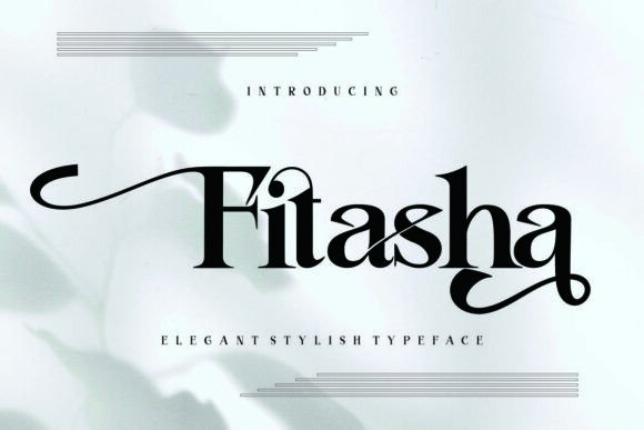 Fitasha Font: Elegant Serif for Crafters