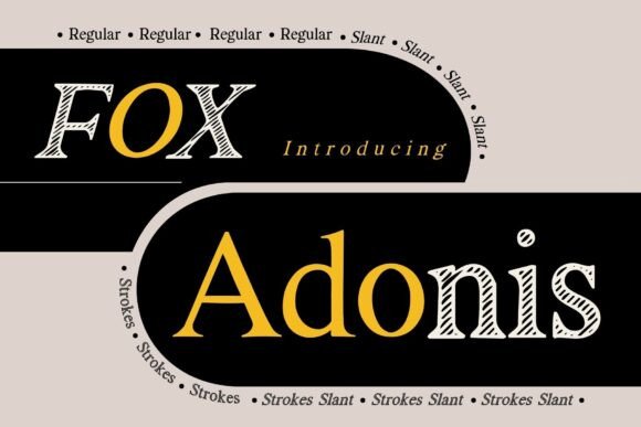 Fox Adonis: The Serif Typeface for Elegant Branding