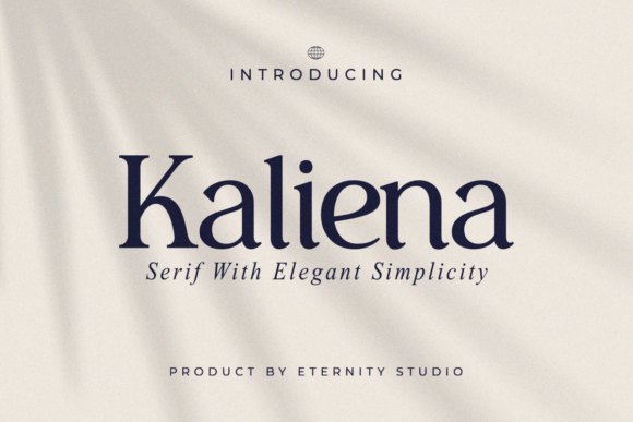 Kaliena: A Premium Serif Font for Web Design