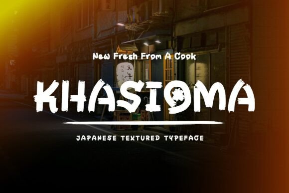 Khasioma: A Japanese Display Font for Clear Campaigns