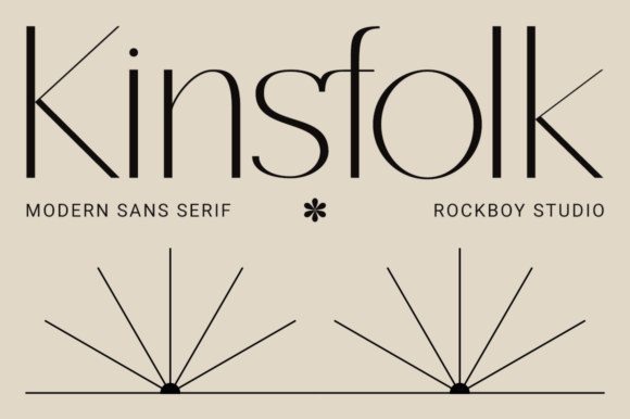 Kinsfolk: A Modern Sans Serif Font for Web Design