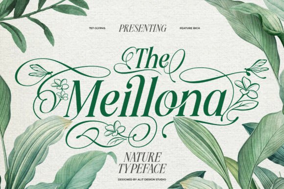 Meillona: A Romantic Serif Font for Makers