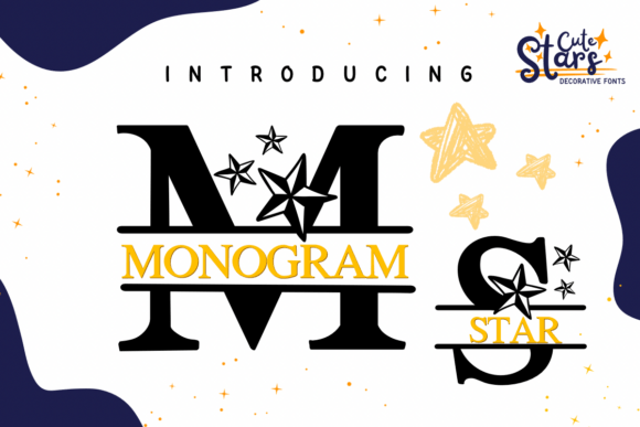 Monogram Star: A Premium Font for Elegant Branding