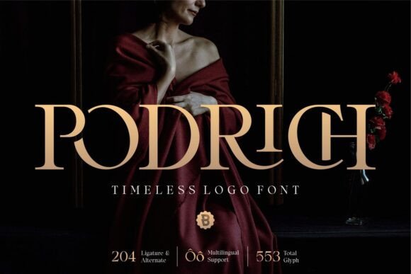 Podrich: A Timeless Serif Font for Elegant Branding