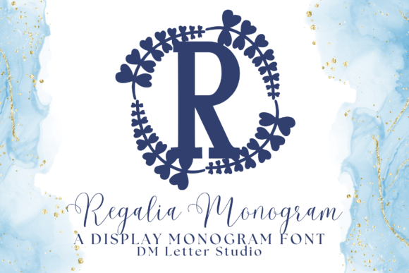 Regalia Monogram: A Premium Serif Font for Web Design