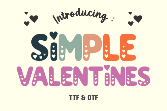Simple Valentines Font for Web Design