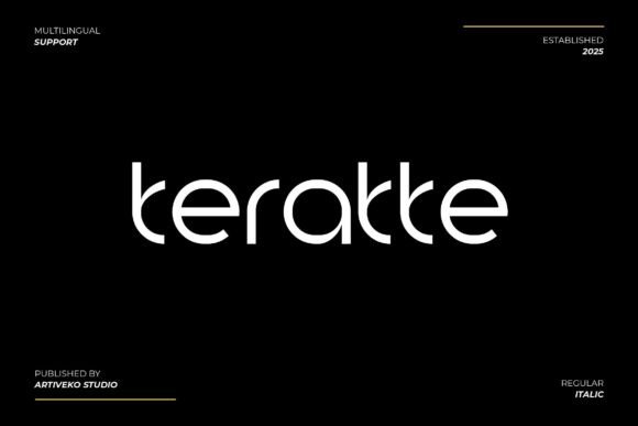 Teratte Font: Elegant Sans Serif for Crafters
