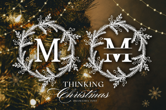 Thinking Christmas: A Festive Display Font for Web Design
